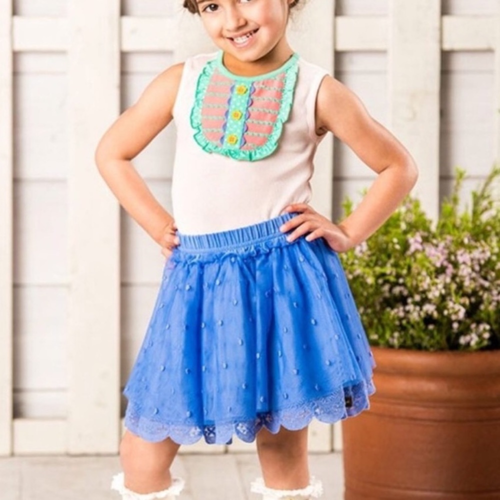 Matilda Jane Periwinkle Blue Tulle Skirt